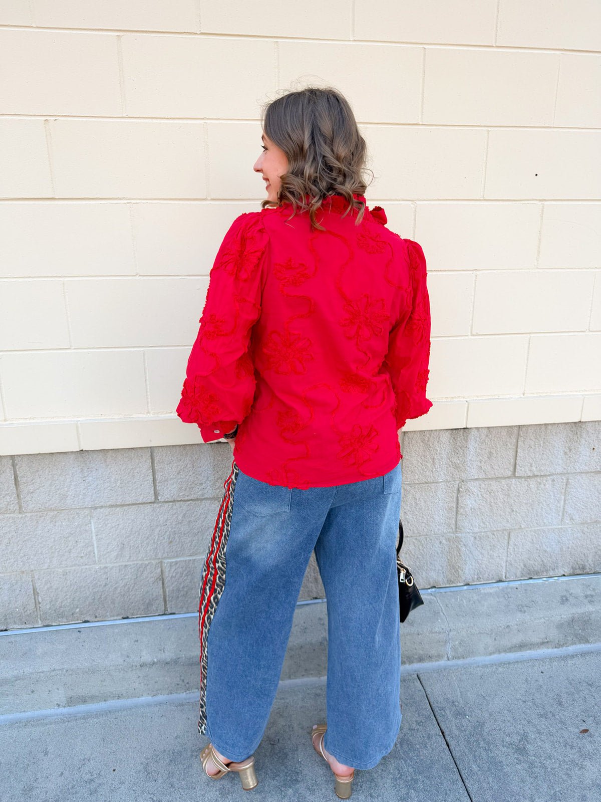 Wild Streak Holiday Denim Pants - The Pink Pineapple 850