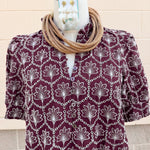 Wildflower Wine Dress - The Pink Pineapple 850