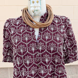 Wildflower Wine Dress - The Pink Pineapple 850