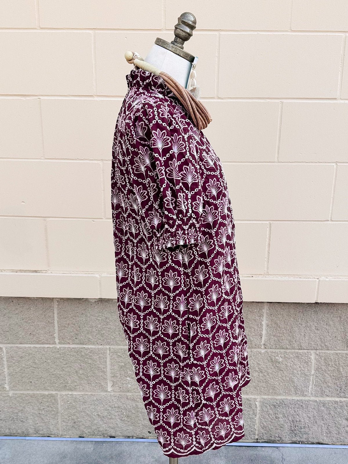 Wildflower Wine Dress - The Pink Pineapple 850