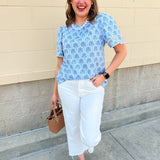 Willow Breeze Floral Blouse - The Pink Pineapple 850