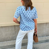 Willow Breeze Floral Blouse - The Pink Pineapple 850