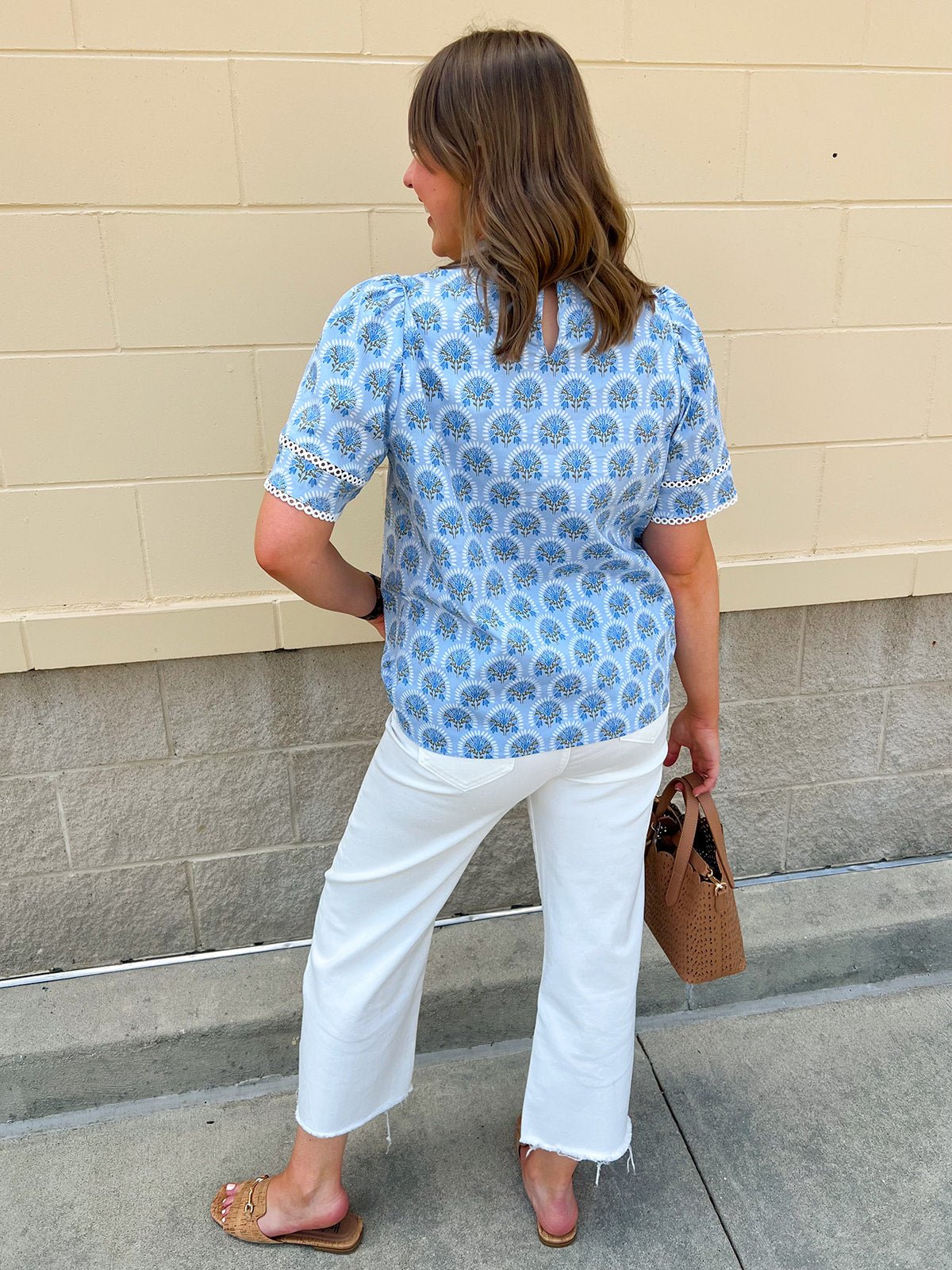 Willow Breeze Floral Blouse - The Pink Pineapple 850