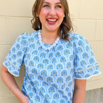 Willow Breeze Floral Blouse - The Pink Pineapple 850