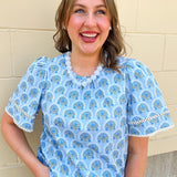 Willow Breeze Floral Blouse - The Pink Pineapple 850