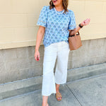 Willow Breeze Floral Blouse - The Pink Pineapple 850