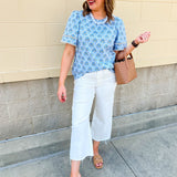 Willow Breeze Floral Blouse - The Pink Pineapple 850