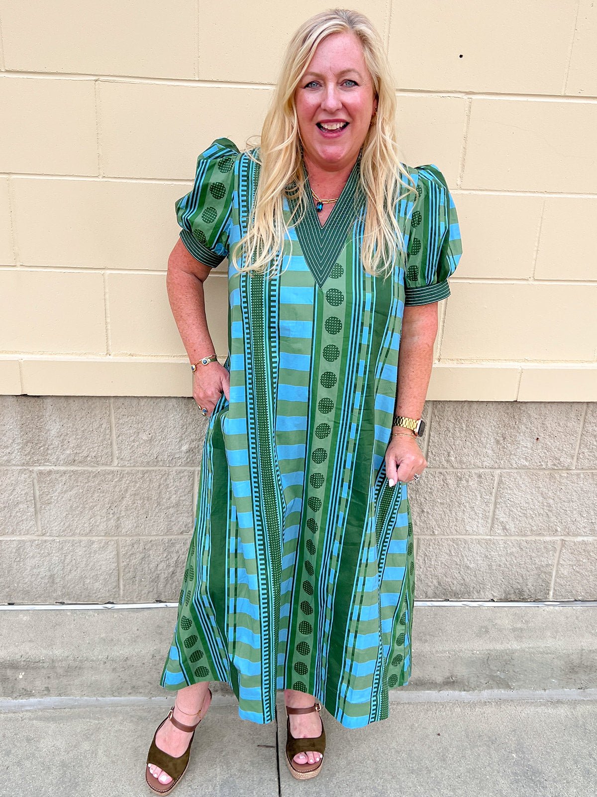Willow Embroidered Maxi Dress - The Pink Pineapple 850