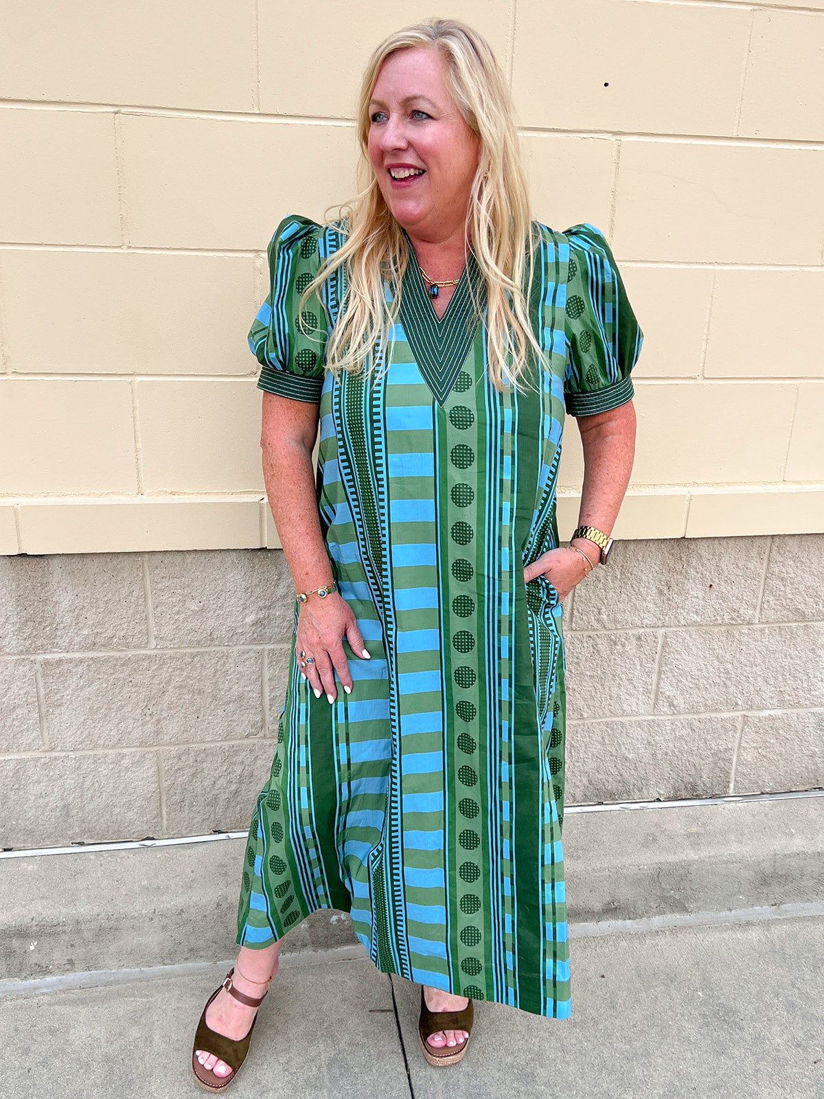 Willow Embroidered Maxi Dress - The Pink Pineapple 850
