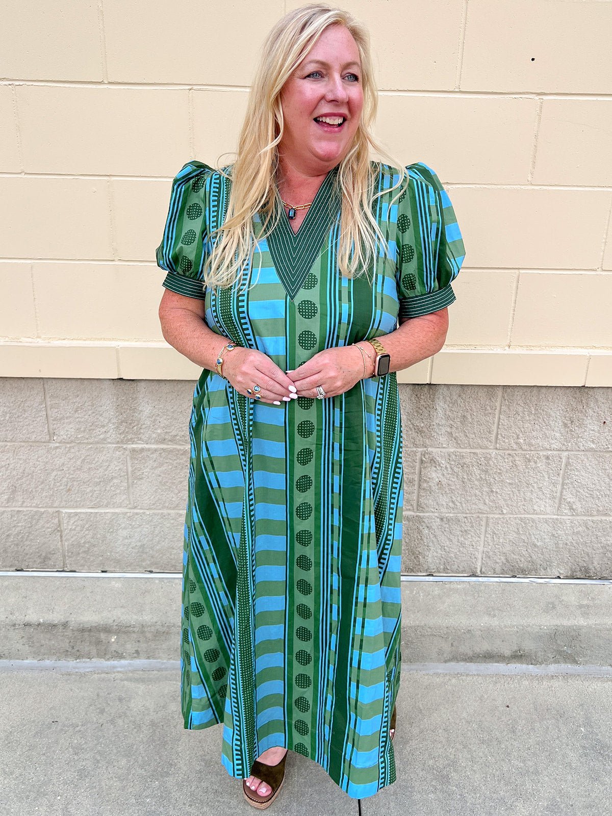 Willow Embroidered Maxi Dress - The Pink Pineapple 850