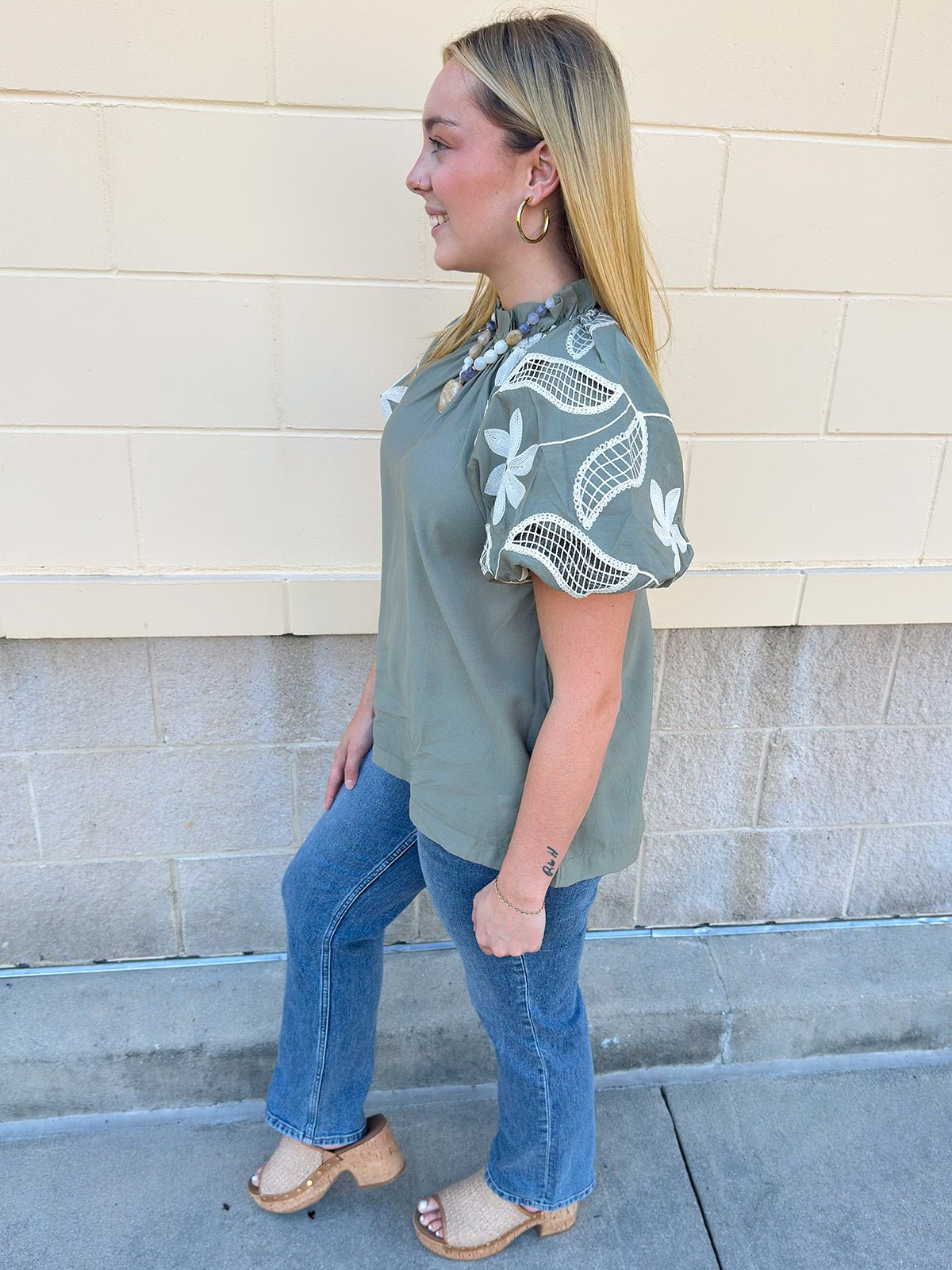 Willow Ruffle Blouse - The Pink Pineapple 850