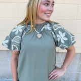 Willow Ruffle Blouse - The Pink Pineapple 850