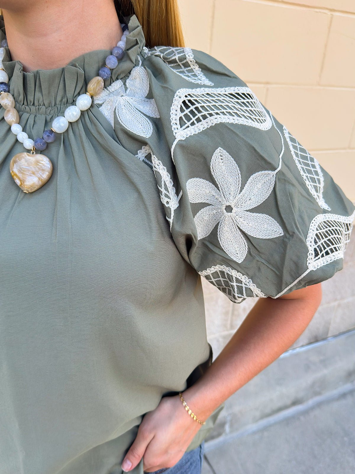 Willow Ruffle Blouse - The Pink Pineapple 850