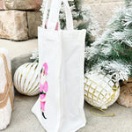 Wine Bag – Pink Santa with Champagne - The Pink Pineapple 850