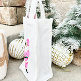 Wine Bag – Pink Santa with Champagne - The Pink Pineapple 850
