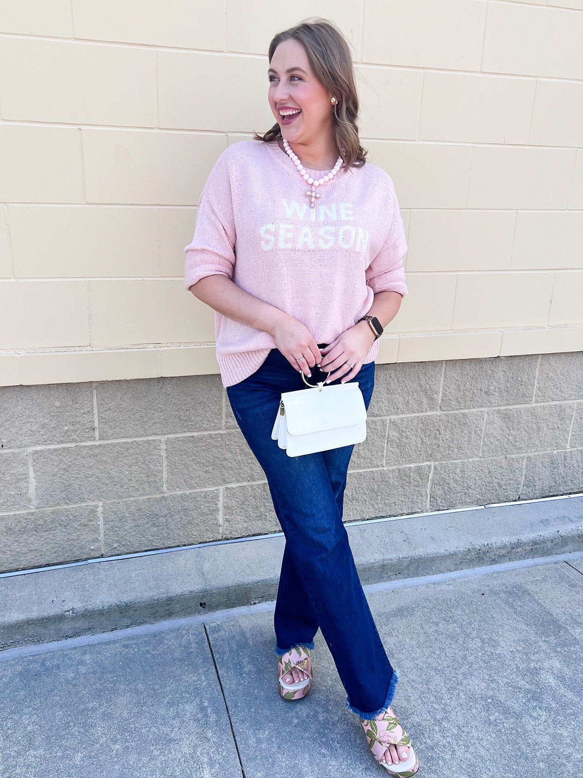 Wine Season Sweater - The Pink Pineapple 850