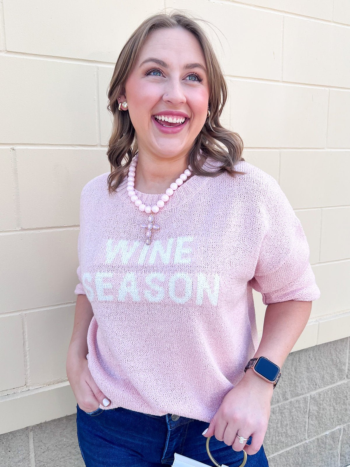 Wine Season Sweater - The Pink Pineapple 850