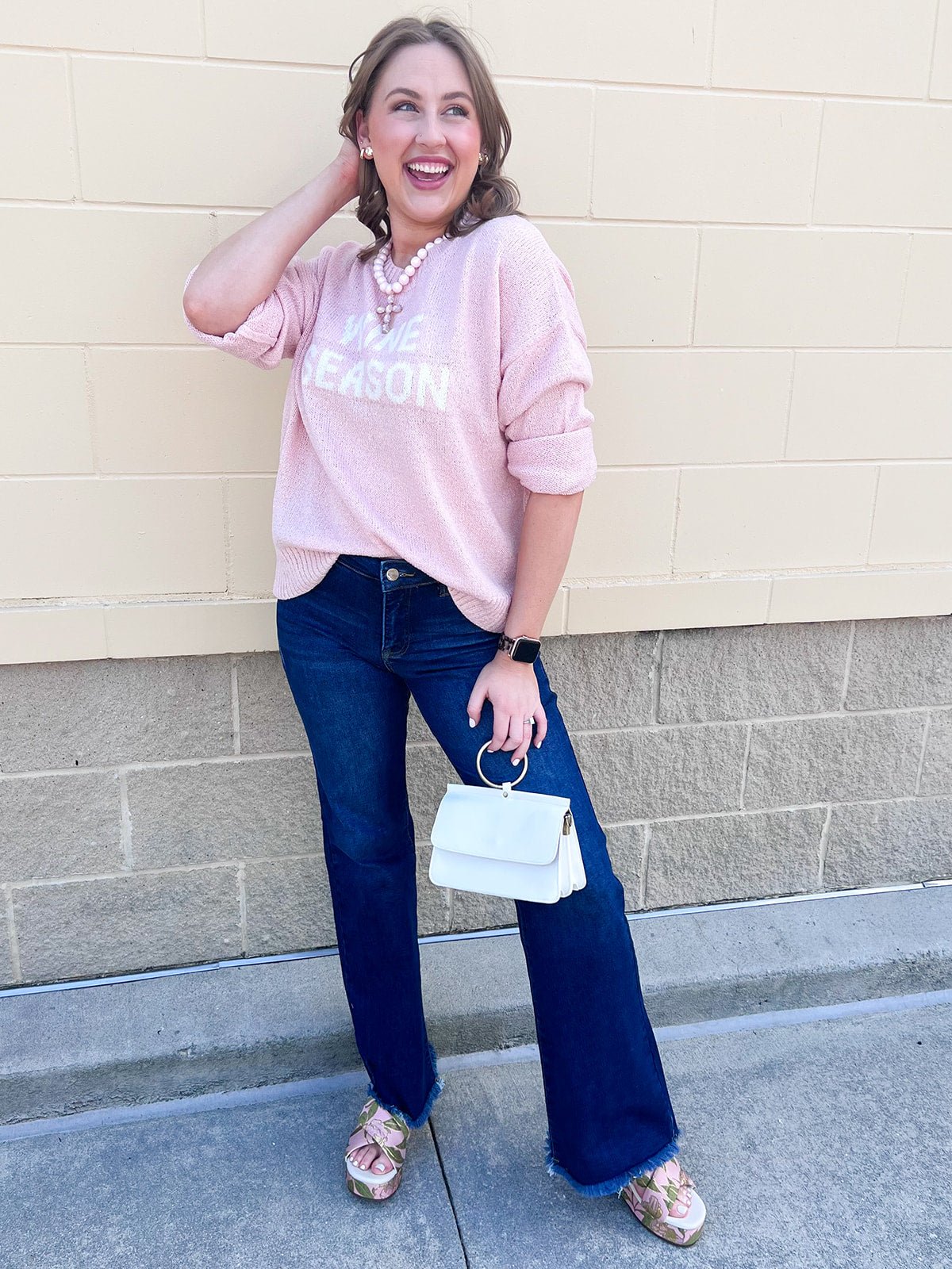 Wine Season Sweater - The Pink Pineapple 850
