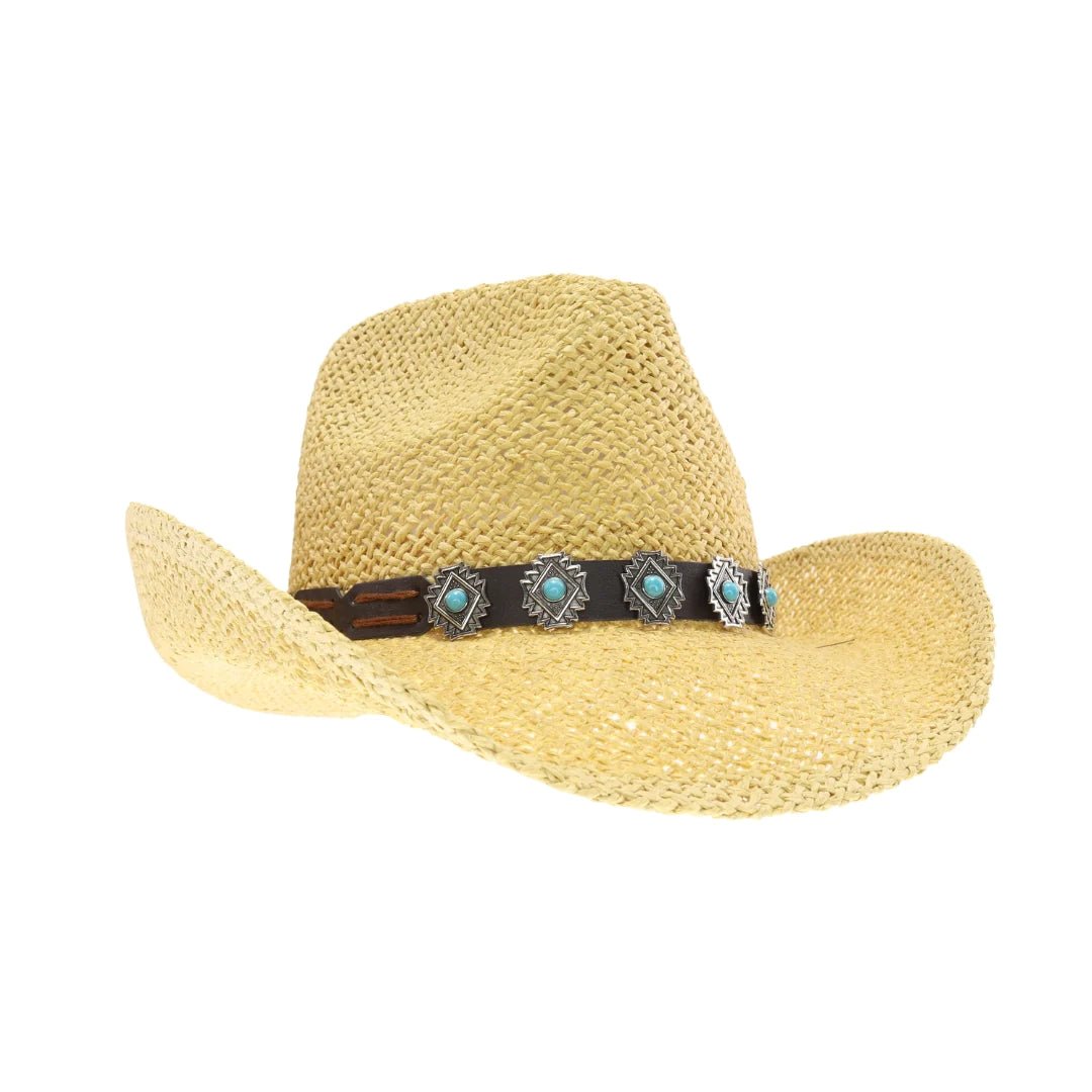 Winslow Cowboy Hat - Natural - The Pink Pineapple 850