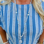 Winter Glow Stone Necklace - The Pink Pineapple 850