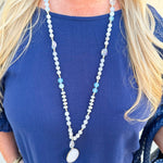 Winter Glow Stone Necklace - The Pink Pineapple 850