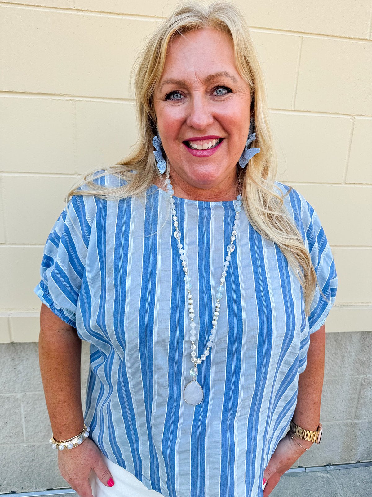 Winter Glow Stone Necklace - The Pink Pineapple 850