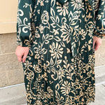 Winter Soirée Pleated Midi Dress - The Pink Pineapple 850