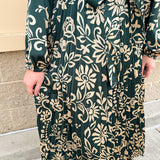 Winter Soirée Pleated Midi Dress - The Pink Pineapple 850