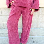 Winter Stroll Luxe Knit Set in Ruby Red - The Pink Pineapple 850