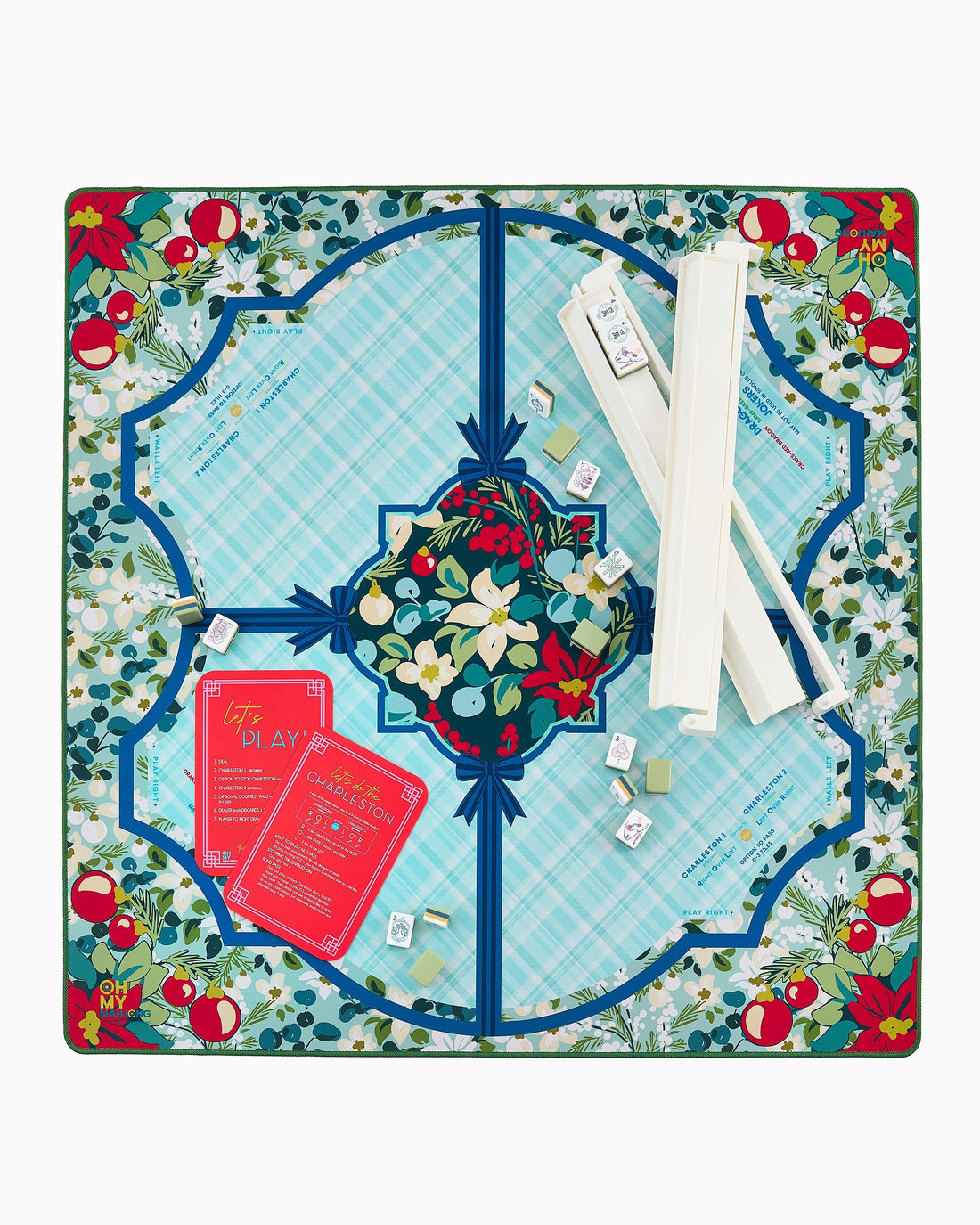 [Oh My Mahjong] Winterberry Mahjong Mat In Tube