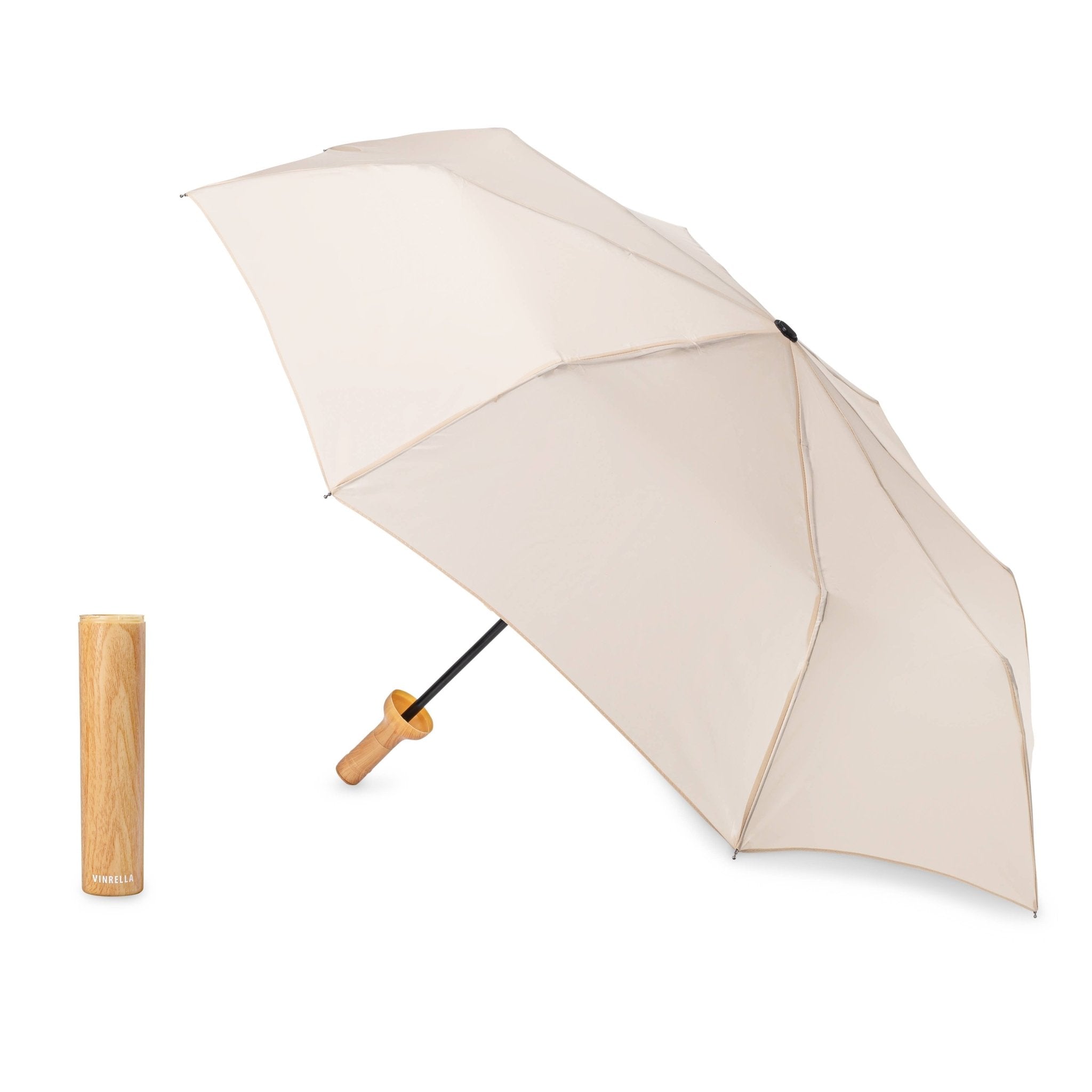 Wooden Bottle Umbrella - The Pink Pineapple 850