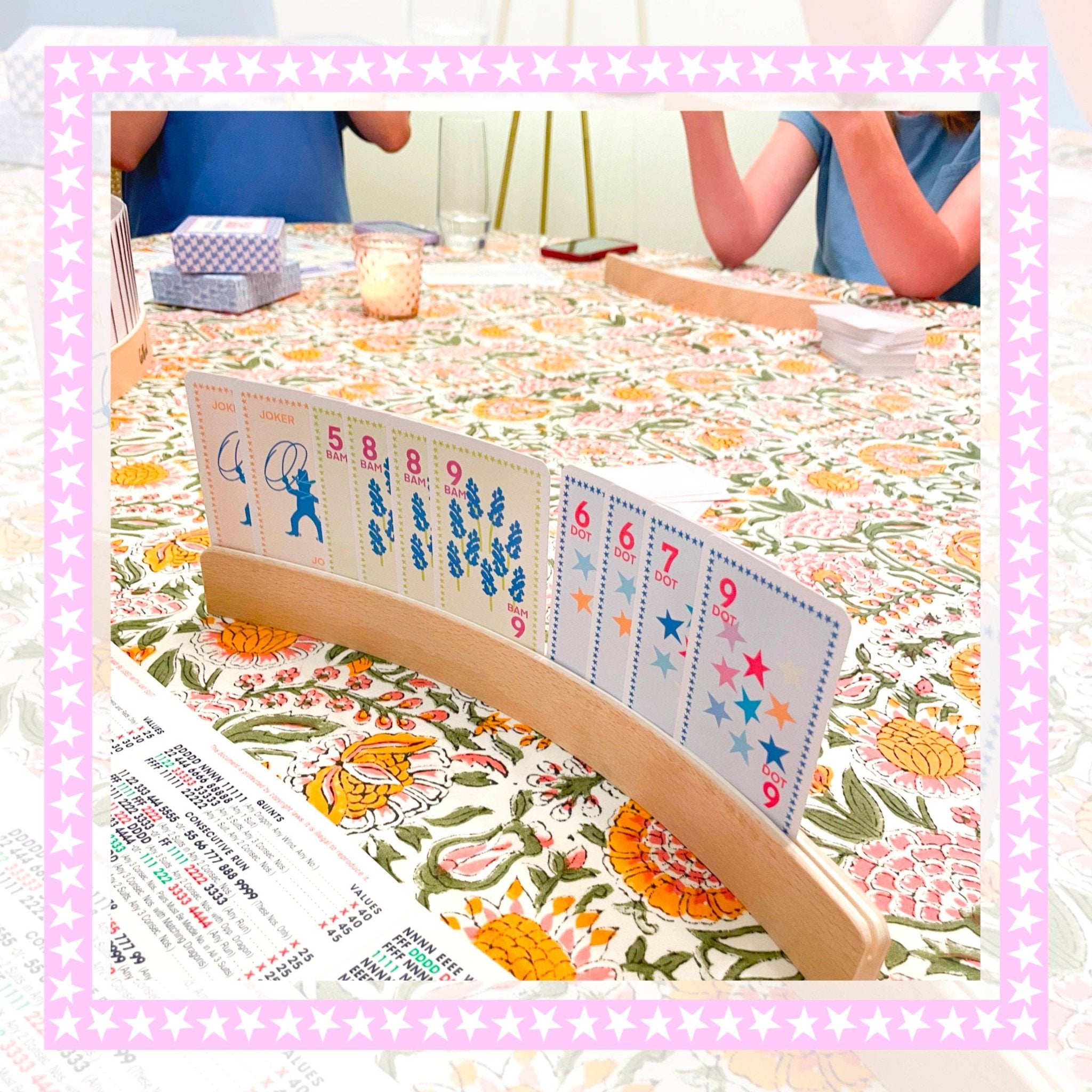 Wooden Curved Card Holders – Set of 4 - The Pink Pineapple 850