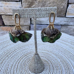 Woodland Whispers Feather Tassel Statement Earrings - The Pink Pineapple 850