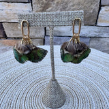 Woodland Whispers Feather Tassel Statement Earrings - The Pink Pineapple 850