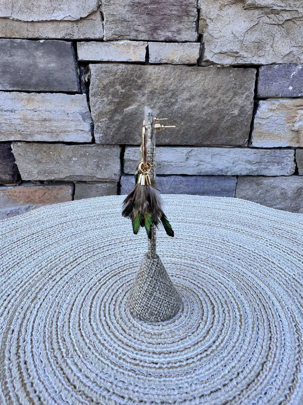 Woodland Whispers Feather Tassel Statement Earrings - The Pink Pineapple 850