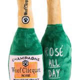 Woof Clicquot Rose' Champagne Bottle Squeaker Dog Toy - The Pink Pineapple 850