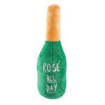 Woof Clicquot Rose' Champagne Bottle Squeaker Dog Toy - The Pink Pineapple 850