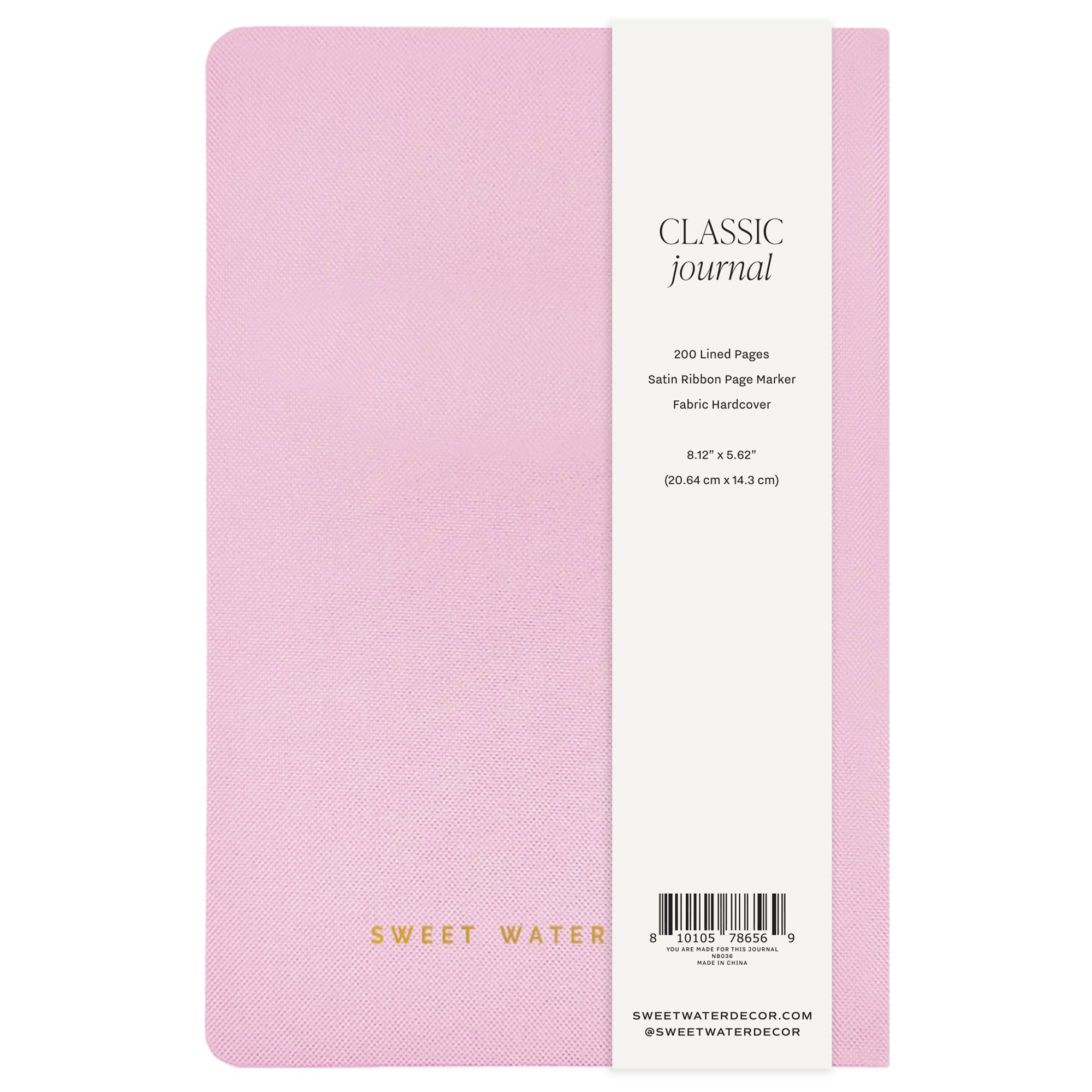 You Are Made For This Pink Fabric Journal - The Pink Pineapple 850