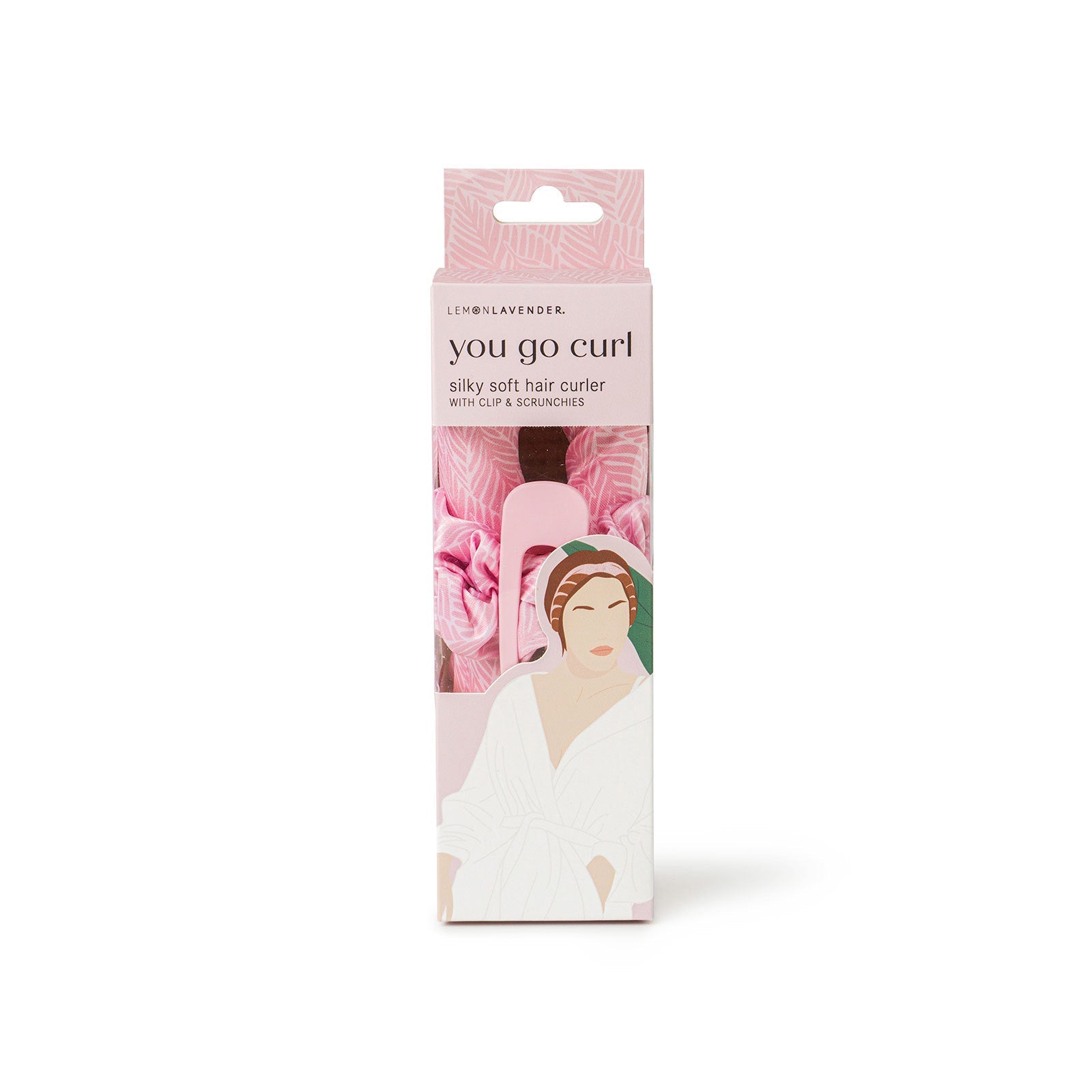 You Go Curl Silky Soft Hair Curler - The Pink Pineapple 850