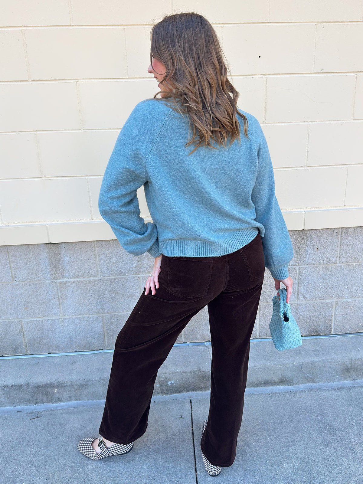 [Z Supply] Coming Up Cozy Sweater in Soft Succulent - The Pink Pineapple 850