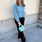[Z Supply] Coming Up Cozy Sweater in Soft Succulent - The Pink Pineapple 850