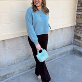 [Z Supply] Coming Up Cozy Sweater in Soft Succulent - The Pink Pineapple 850