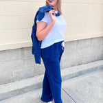 [Z Supply] Hunter Knit Denim Pant in Indigo - The Pink Pineapple 850