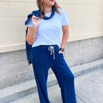 [Z Supply] Hunter Knit Denim Pant in Indigo - The Pink Pineapple 850