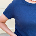 [Z Supply] Junie Slub Tee in Eclipse - The Pink Pineapple 850