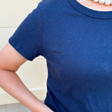 [Z Supply] Junie Slub Tee in Eclipse - The Pink Pineapple 850