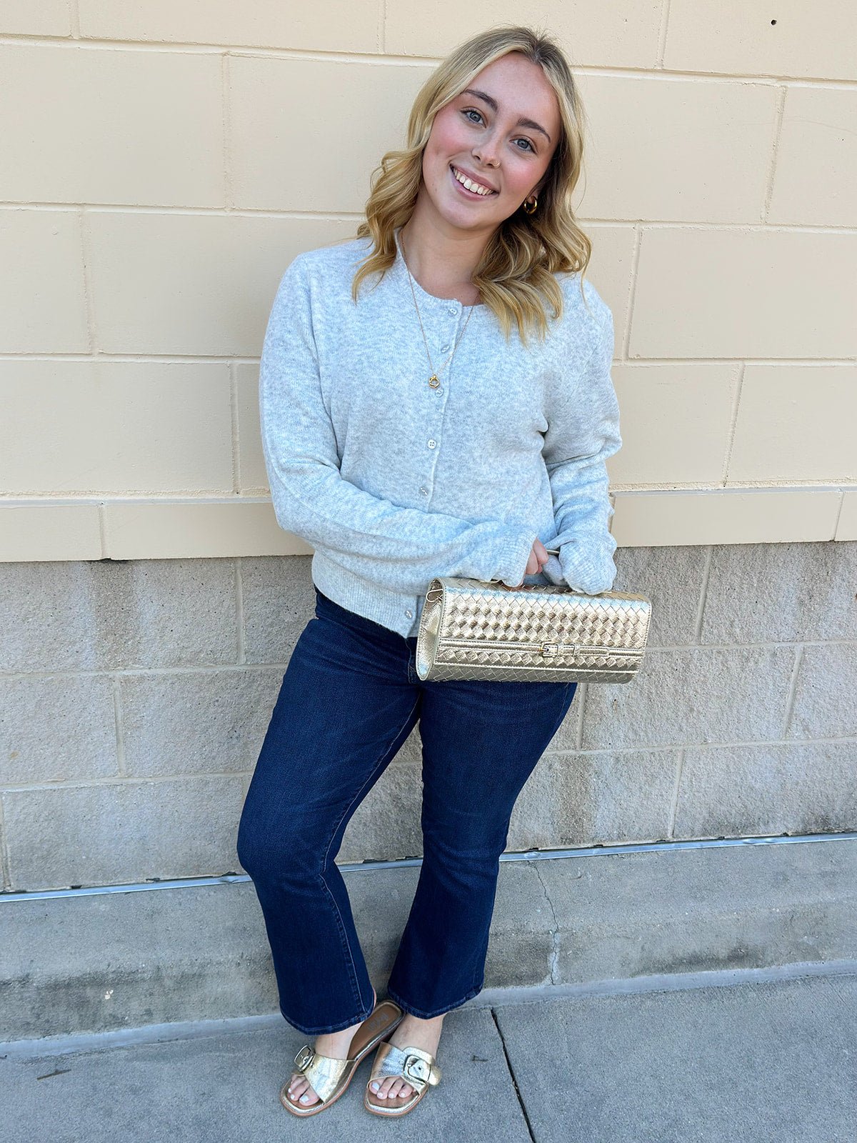 [Z Supply] Medina Cozy Cardigan in Feather Grey - The Pink Pineapple 850