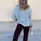 [Z Supply] River Plaid Button Up in Emerald Cove - The Pink Pineapple 850