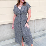 [Z Supply] Sanna Iris Floral Maxi Dress in Eclipse - The Pink Pineapple 850