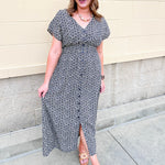 [Z Supply] Sanna Iris Floral Maxi Dress in Eclipse - The Pink Pineapple 850